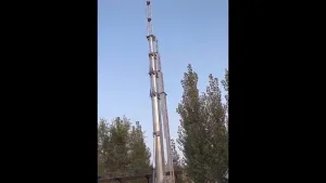 Переносная телескопическая мачта связи
