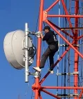 Трехгранная трубчатая башня связи