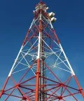 Четырехгранная трубчатая башня связи