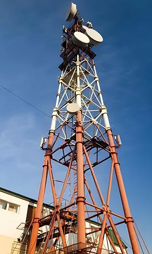 Четырехгранная трубчатая башня связи