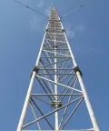 Мачта связи на оттяжках