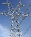 Решетчатая стальная опора ЛЭП из углового проката