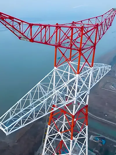 Трубчатая стальная опора ЛЭП