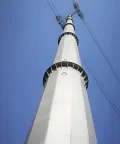 Одностоечная стальная опора ЛЭП