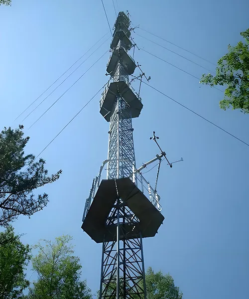 Метеорологическая ветроизмерительная мачта 