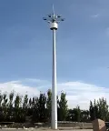 Трубчатая (одностоечная) высокомачтовая опора освещения